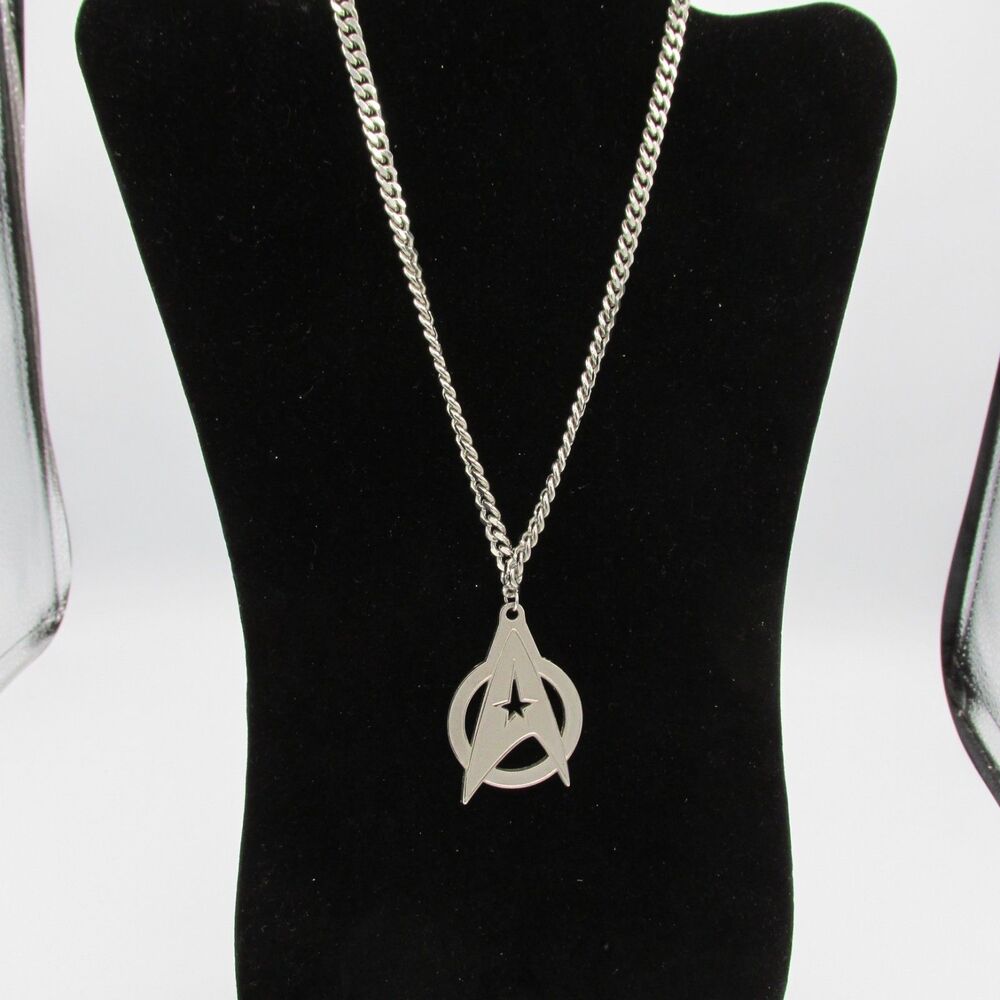 Star Trek LOGO Command Necklace Pendant Futura Paramount Pictures